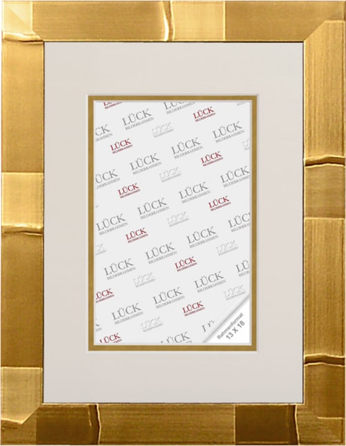 Kunststoffrahmen L528, gold design (Galerierahmen)